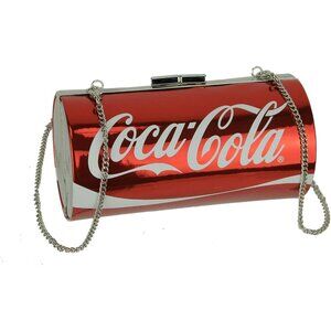 Coca-Cola Super Size Vinyl Crossbody Bag Women's Casual Accessory